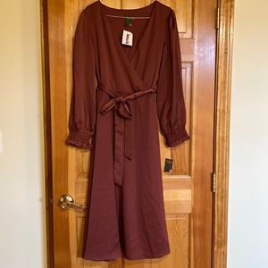Mauve Silk Dress